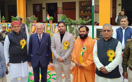 रानी रेवती देवी में 77वें गणतंत्र दिवस का समारोह धूमधाम से मनाया गया