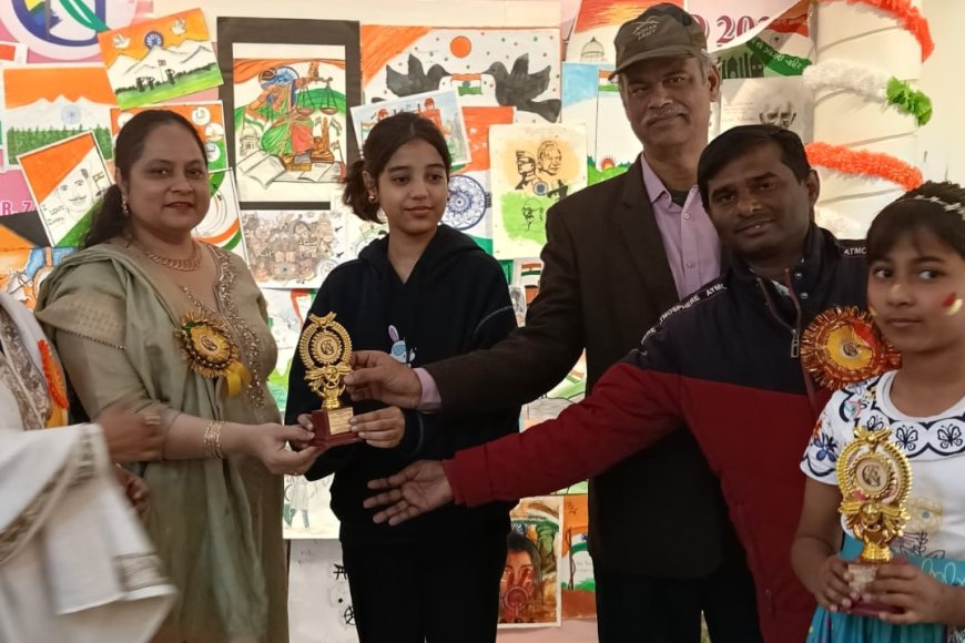 खानम आर्ट गैलरी में गणतंत्र दिवस पर बच्चों की प्रतिभा का रंगारंग उत्सव