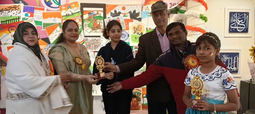 खानम आर्ट गैलरी में गणतंत्र दिवस पर बच्चों की प्रतिभा का रंगारंग उत्सव