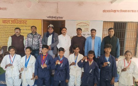 मण्डल स्तरीय खेल प्रतियोगिता में सुनवा विद्यालय के छात्रों ने जीता स्वर्ण पदक 